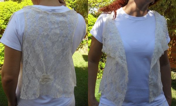 colete em renda creme