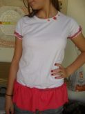 Camiseta com babado